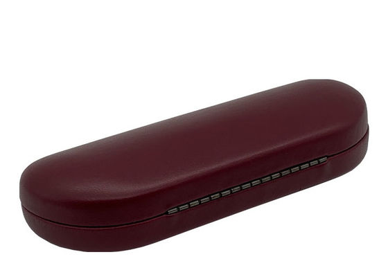 Iron Leather Fancy Small Metal Reading Glasses Case