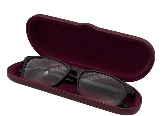 Iron Leather Fancy Small Metal Reading Glasses Case